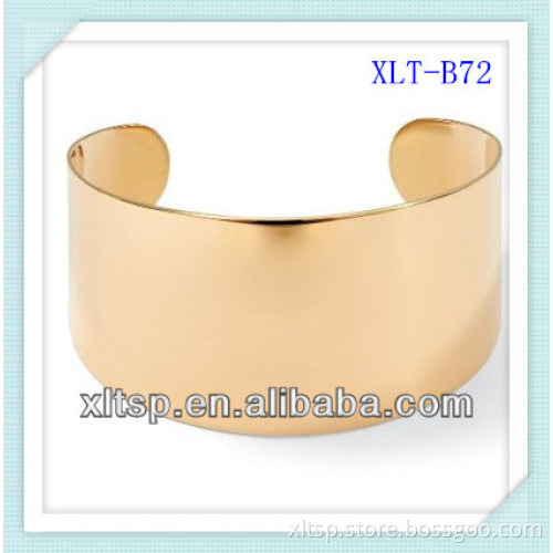 Big stainless steel bangle bracelet 18k gold bangle saudi arabia jewelry